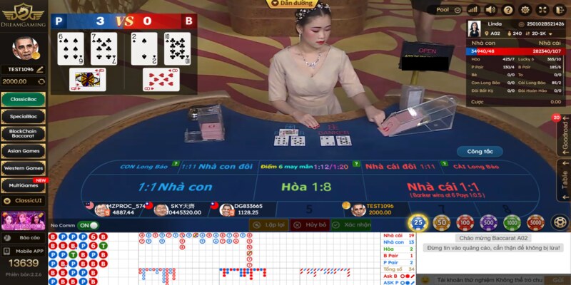 Casino Hubet mang đến trải nghiệm Baccarat hấp dẫn và dễ thắng