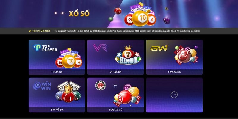 Hubet cung cấp đa dạng các tựa game hàng đầu thị trường